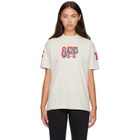 Off-White Gray 'Off' College T-shirt