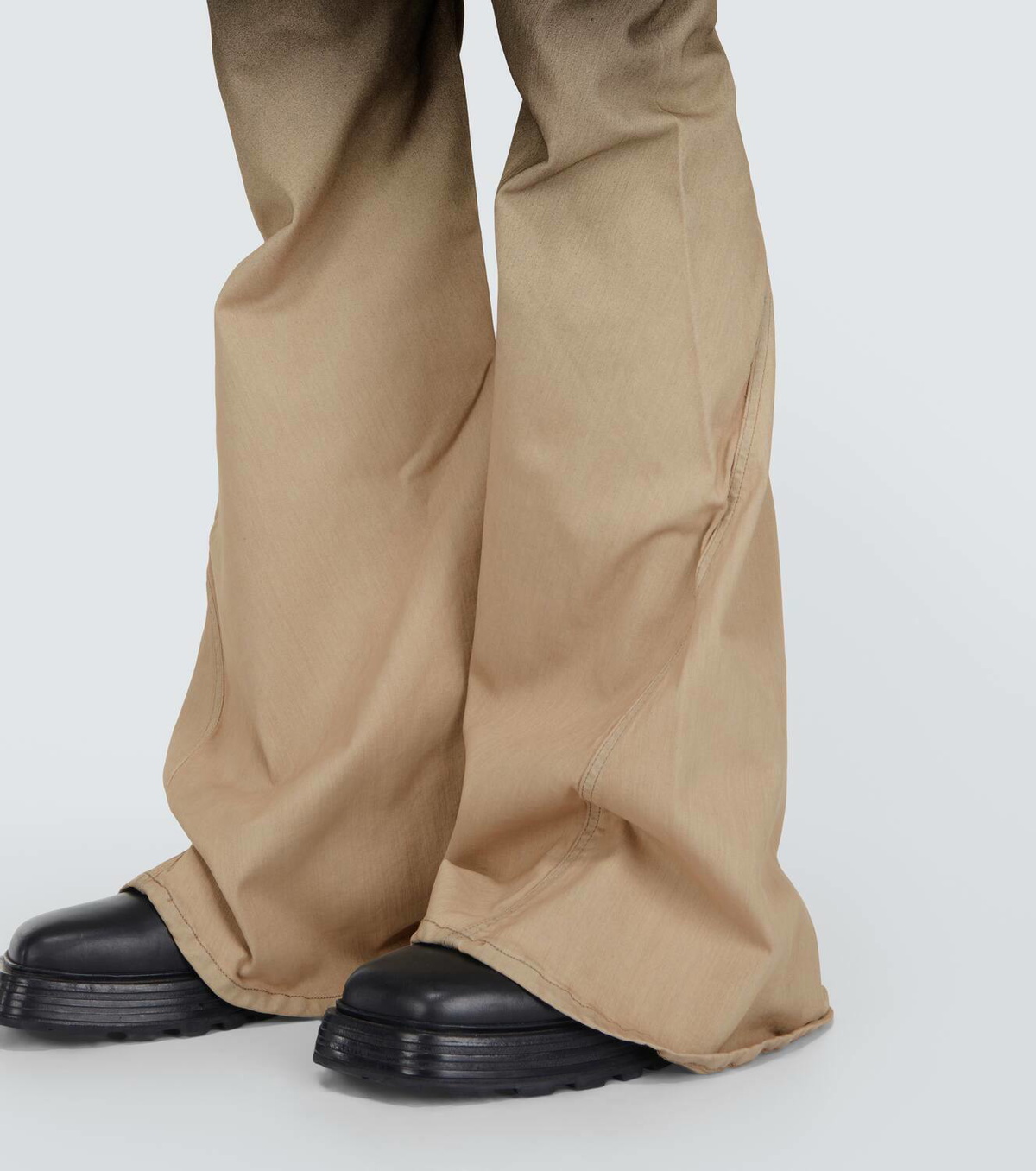 Rick Owens Bias bootcut cotton-blend jeans Rick Owens