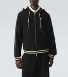 Wales Bonner Prince cotton-blend terry hoodie