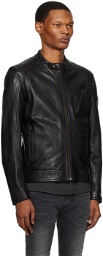 Belstaff Black V Racer Leather Jacket