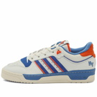 Adidas Rivalry Low 86 Sneakers in White Tint/Team Royal Blue