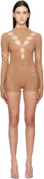 Poster Girl Brown River Bodysuit