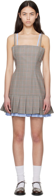 Photo: Charles Jeffrey LOVERBOY Beige Pleated Minidress
