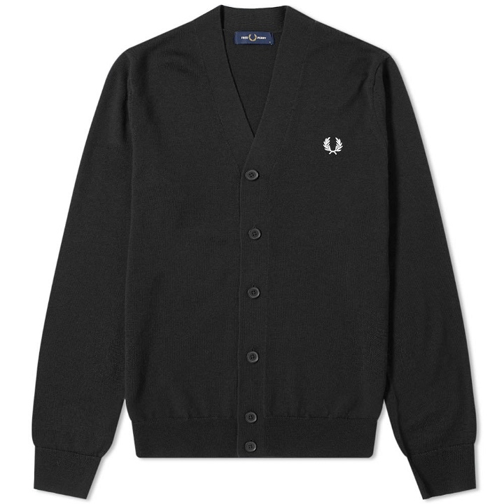 Photo: Fred Perry Authentic Merino Cardigan