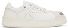 Kenzo White Hoops Trainer Sneakers