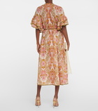 Zimmermann - Floral cotton midi dress