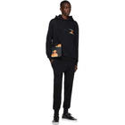 Paul Smith 50th Anniversary Black Logo Spaghetti Hoodie