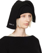 OPEN YY Black Scarf Beanie