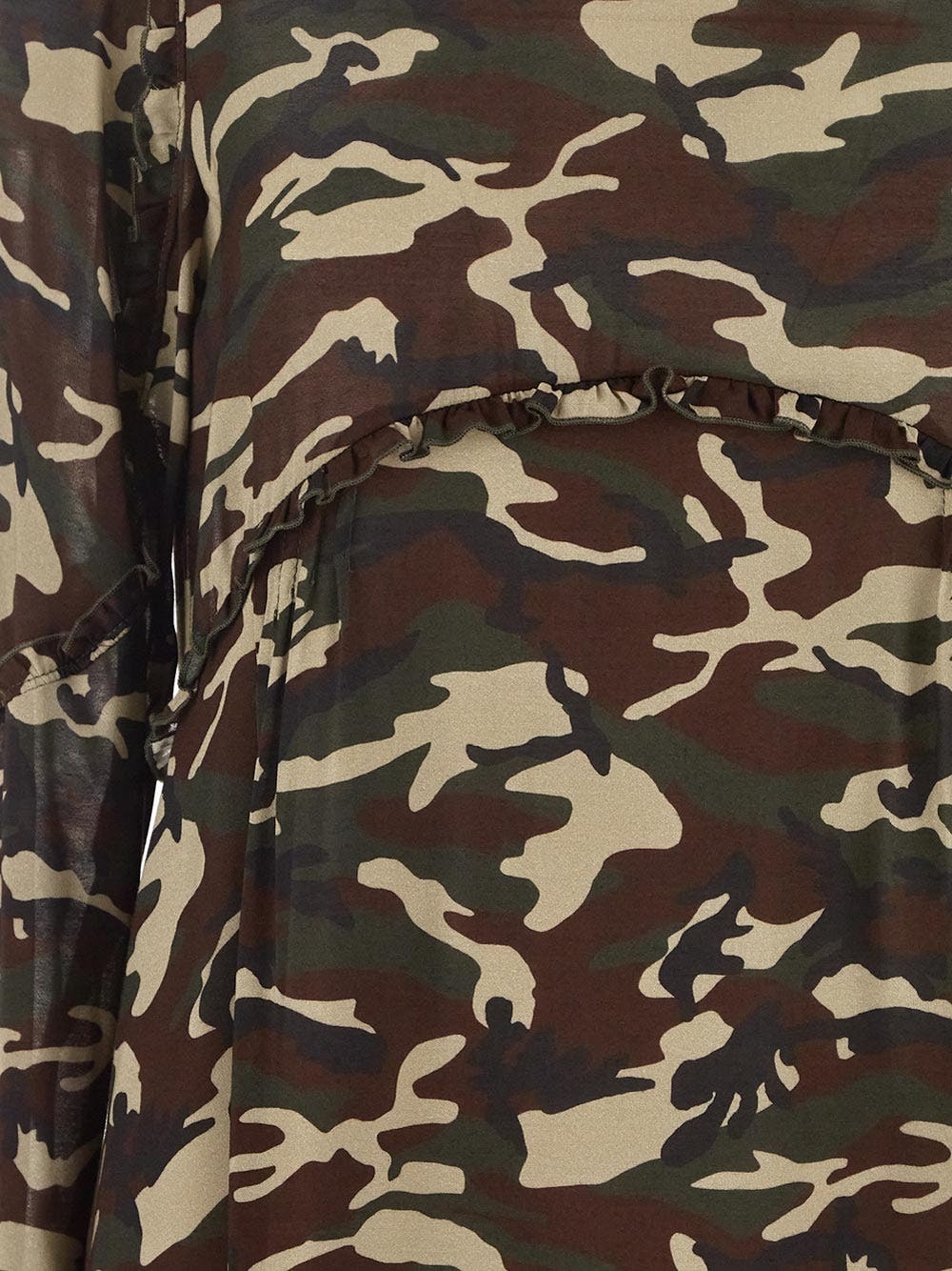 knee length dresses for ladies Army Green Sleeveless Drop Waist Short Dress