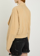 Isabel Marant Tricia Layered-effect Woven Jacket Camel