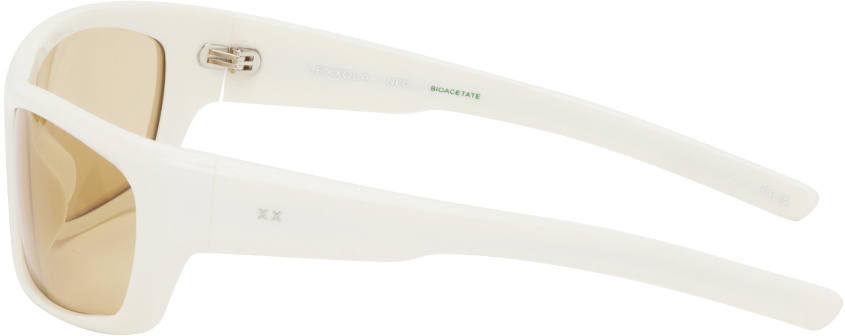 Lexxola White Neo Sunglasses