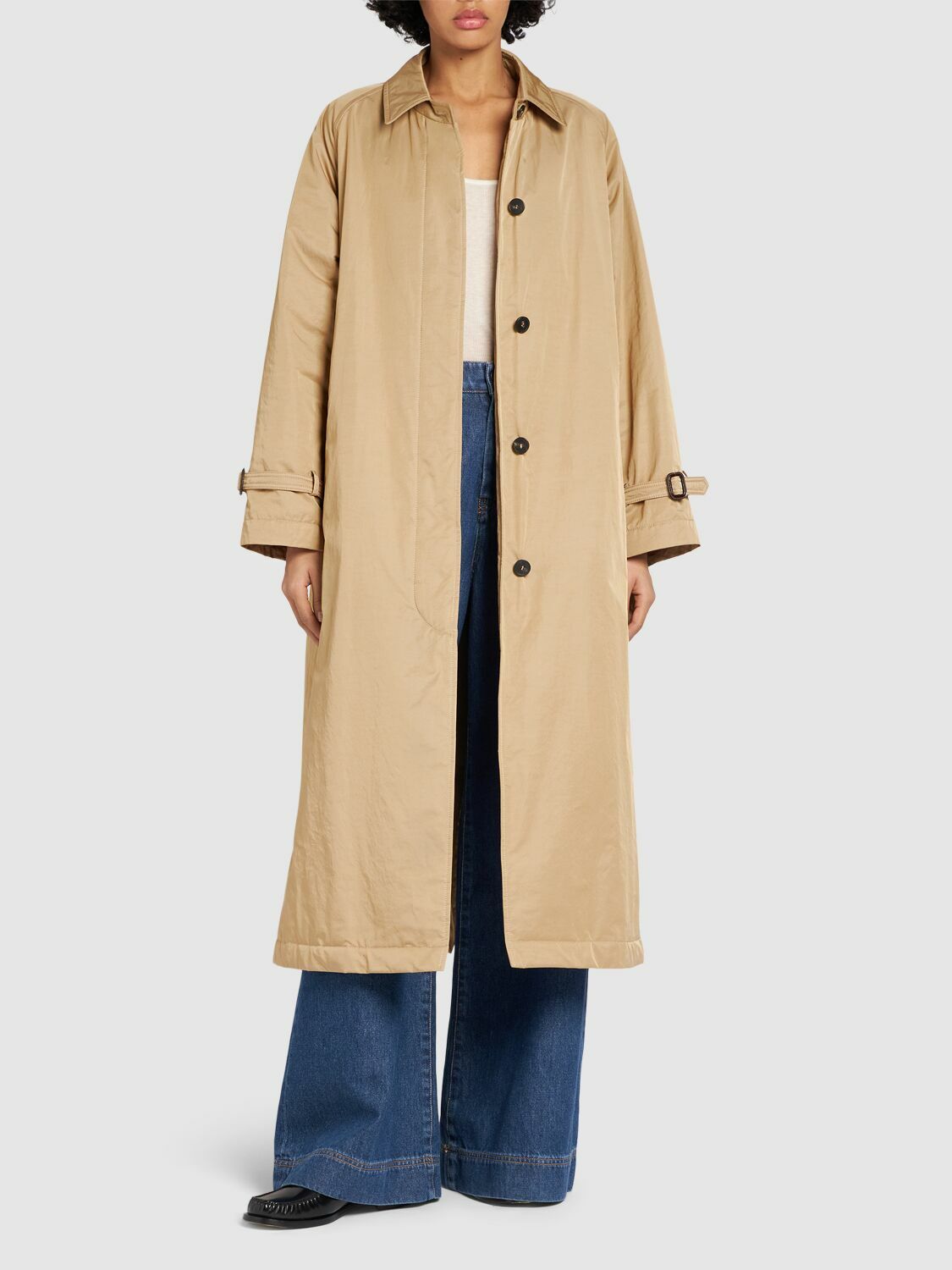 アウターその他 WEEKEND MAX MARA Woman Trench coat Beige 2515021031600 009 3-in-1 water-repellent gabardine trench coat, beige