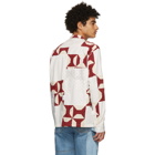 Bode Red Bow Tie Quilt Shirt