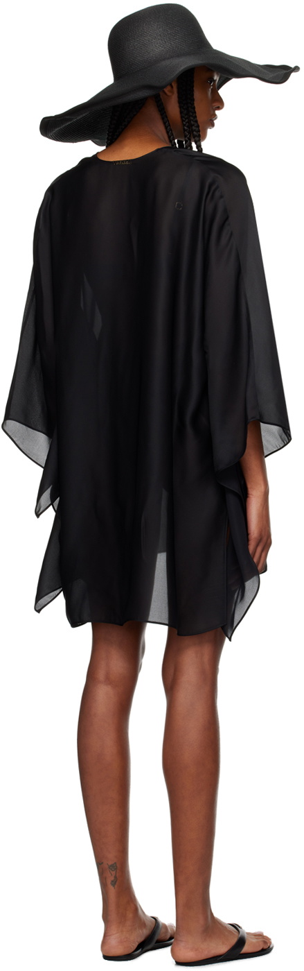 La Perla Black V-Neck Cover Up