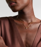 Roxanne First 14kt gold pendant necklace with diamonds