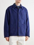 Visvim - Baker Textured Wool and Linen-Blend Jacket - Blue