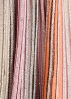 Missoni Striped Embellished Metallic-knit Mini Dress Multicoloured