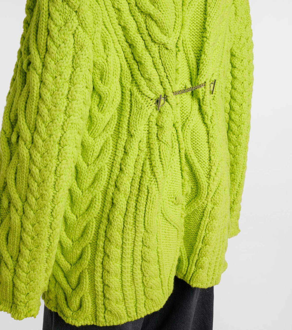 Alexander McQueen Wool and cashmere-blend cardigan Alexander McQueen