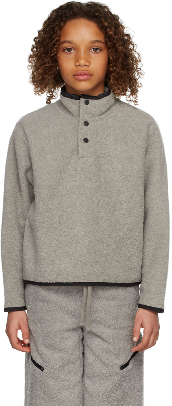 Essentials Kids Gray Fleece Jacket