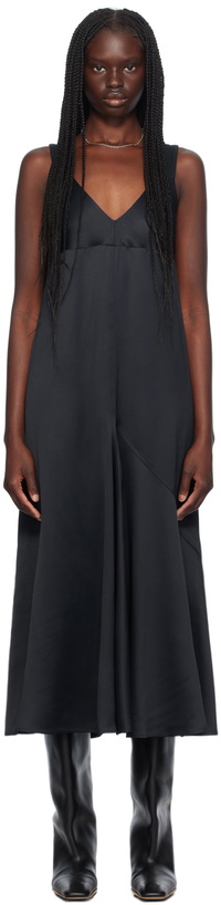 Photo: Studio Nicholson Navy Wylie Maxi Dress