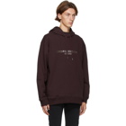 Opening Ceremony Brown Embroidered Logo Hoodie