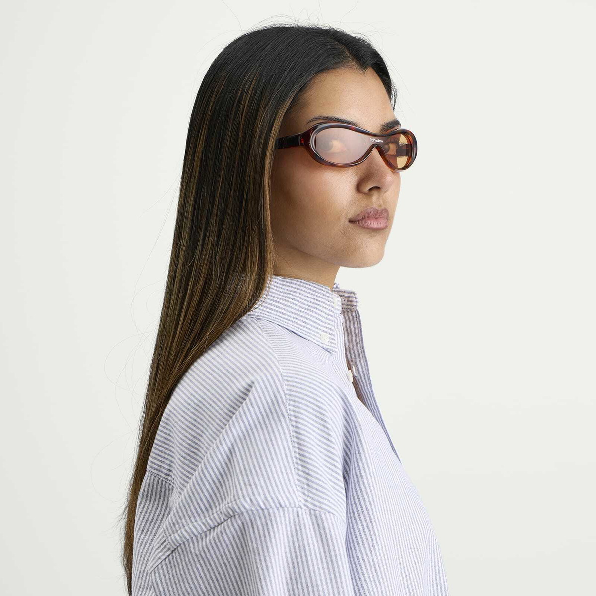 Le Specs x No Problemo Vortex Deux Sunglasses in Tortoiseshell/Mustard Mono 