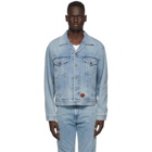 Gucci Blue Light Washed Denim Jacket