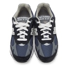 New Balance Navy and Grey US Made 993 Sneakers