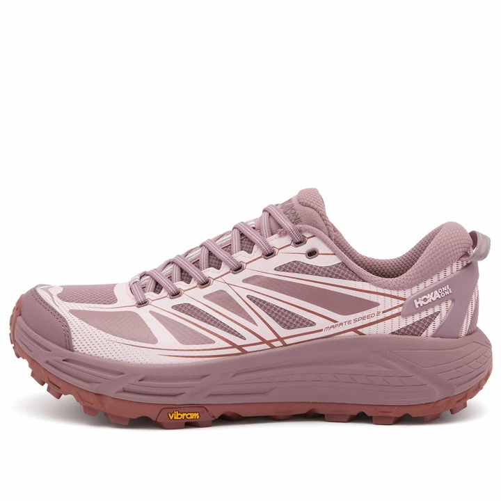 Photo: HOKA ONE ONE U Mafate Speed 2 Sneaker in Classic Mauve/Carnation