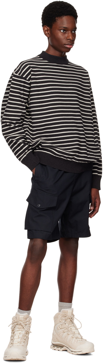Snow Peak Black Stripe Sweater