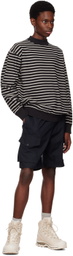 Snow Peak Black Stripe Sweater