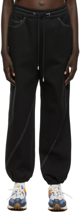 Photo: ADER error Black Denim Stitch Lounge Pants