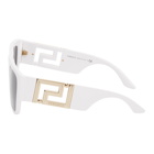 Versace White Greca Sunglasses