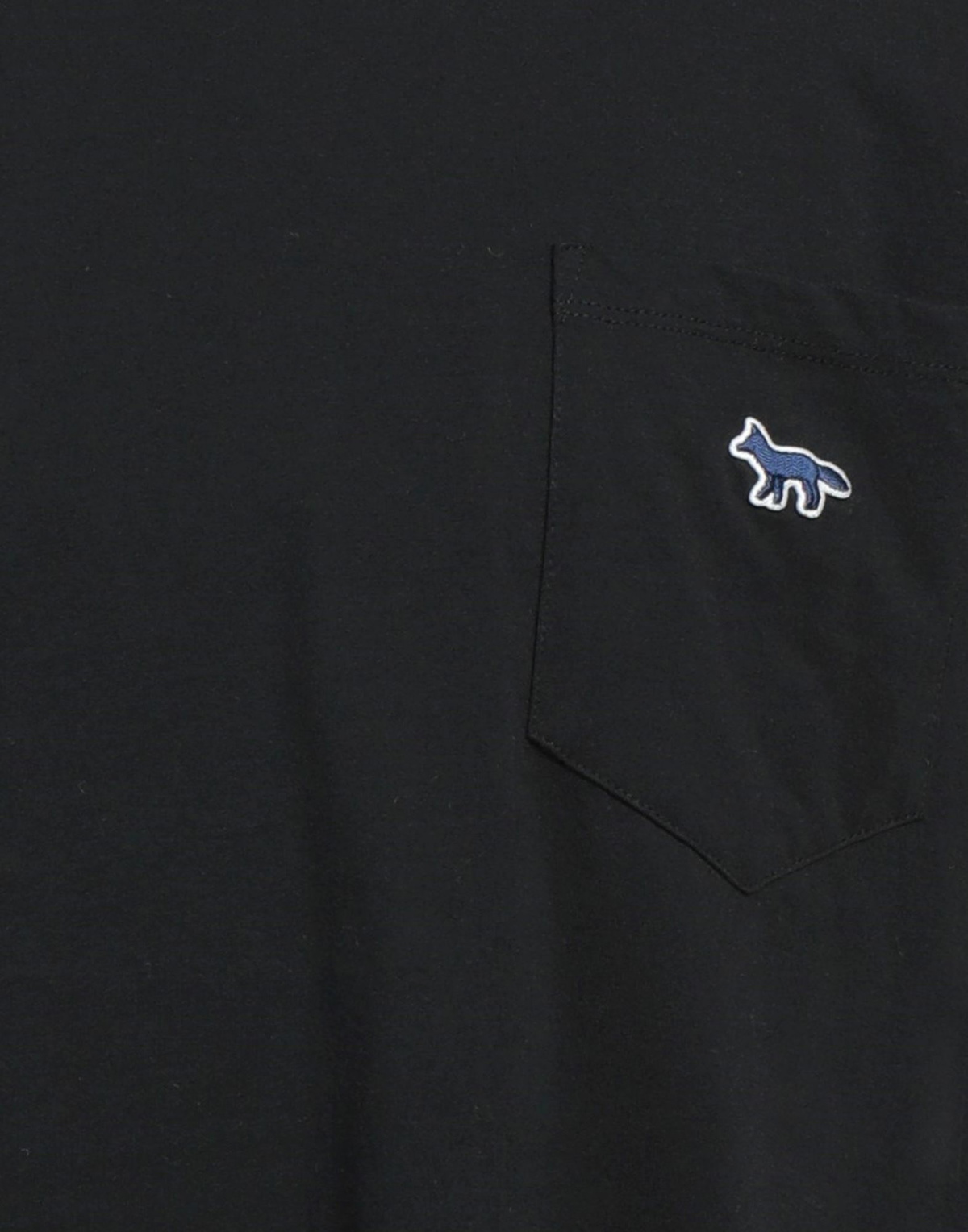 Maison Kitsuné. Mens T-shirt in Black