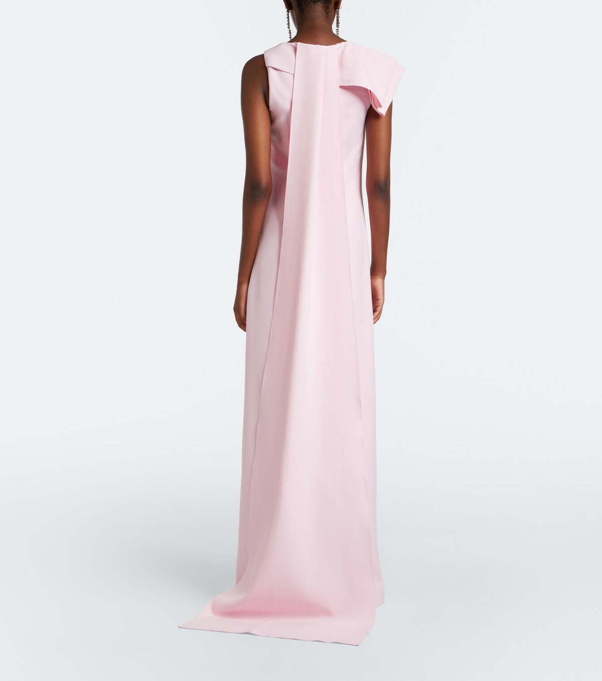 Safiyaa Mallory crêpe gown
