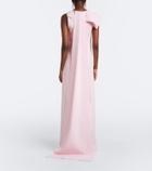 Safiyaa Mallory crêpe gown