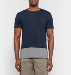 Orlebar Brown - Sammy Striped Cotton-Jersey T-shirt - Men - Navy