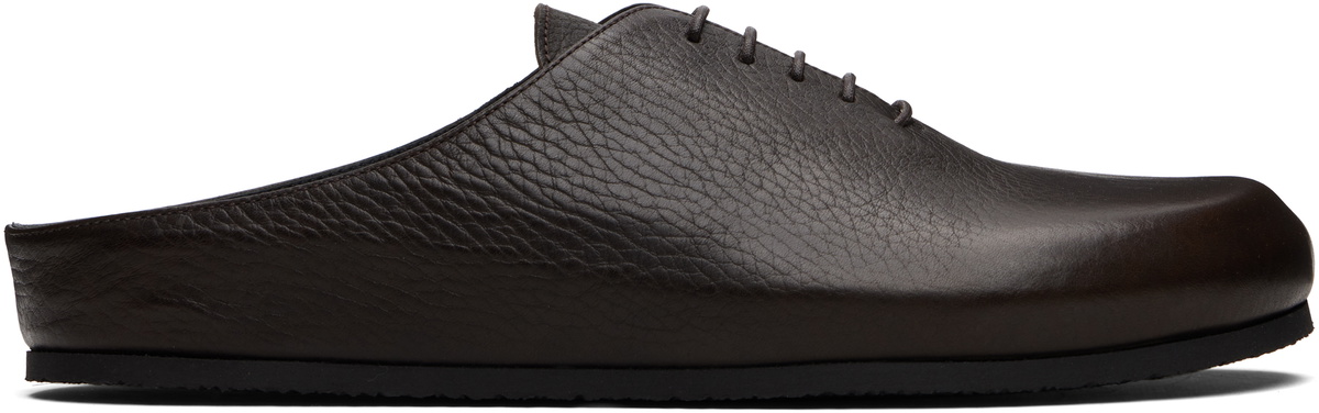 JACQUEMUS Brown 'Les Mules Derbie' Derbys