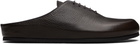JACQUEMUS Brown 'Les Mules Derbie' Derbys
