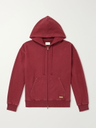 Aimé Leon Dore - Cotton-Jersey Zip-Up Hoodie - Red
