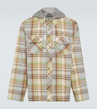 Acne Studios Checked cotton canvas overshirt