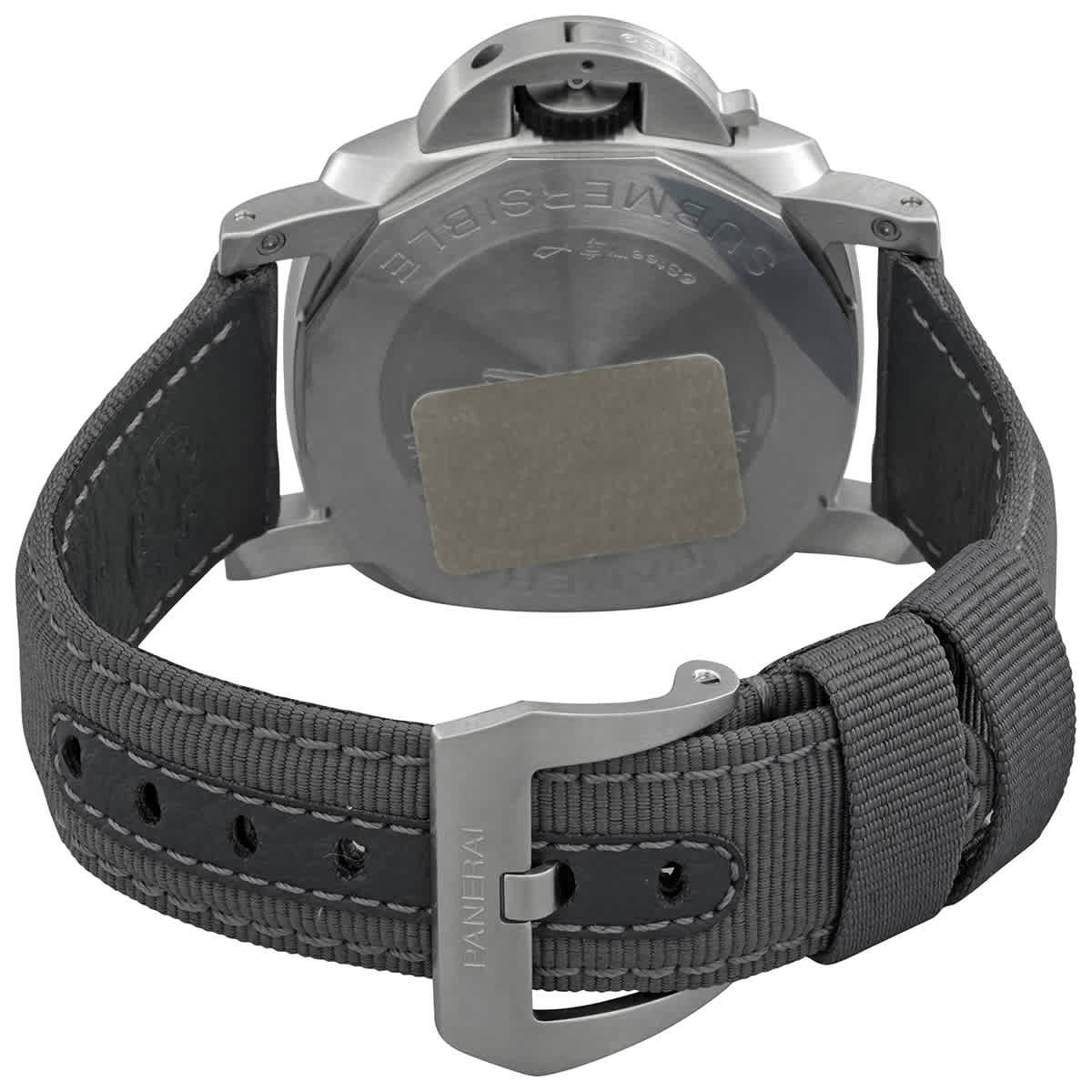 Panerai Submersible QuarantaQuattro eSteel Automatic Grey Dial Mens Watch PAM01288
