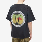 Rhude Men's Twin Palms T-Shirt in Vtg Black