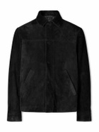 TOM FORD - Brushed-Suede Chore Jacket - Black