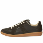 Maison Margiela Men's Classic Replica Sneakers in Loden/Truffle