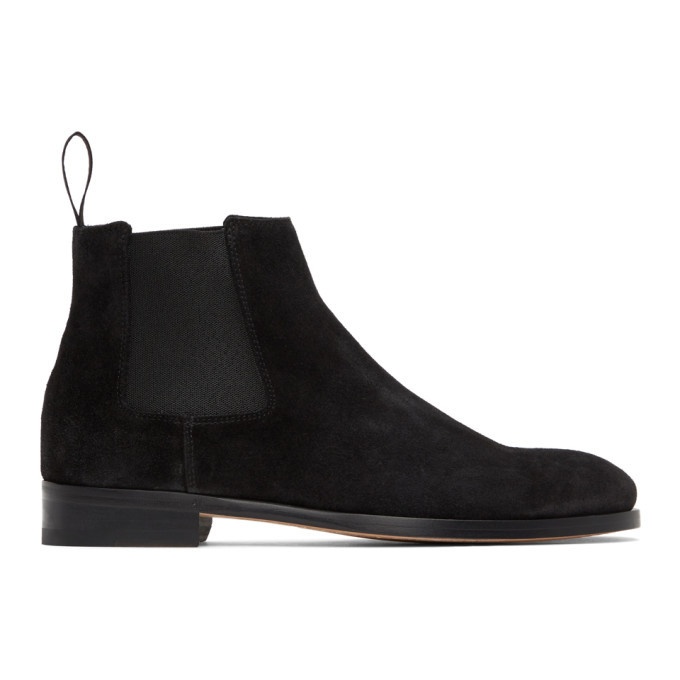 Photo: Paul Smith Black Suede Crown Chelsea Boots