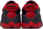 KANGHYUK Black & Red Reebok Classics Edition DMX Run 6 Modern Sneakers