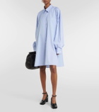 Maison Margiela Pinstripe cotton poplin shirt