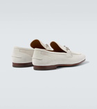 Gucci Gucci Jordaan Horsebit suede loafers