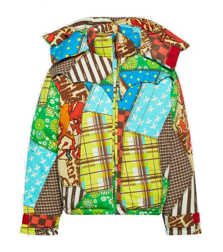 Photo: ERL Printed cotton-blend down jacket